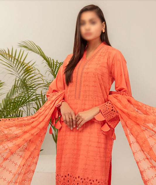 Fantak Chikankari Emb Lawn-D06