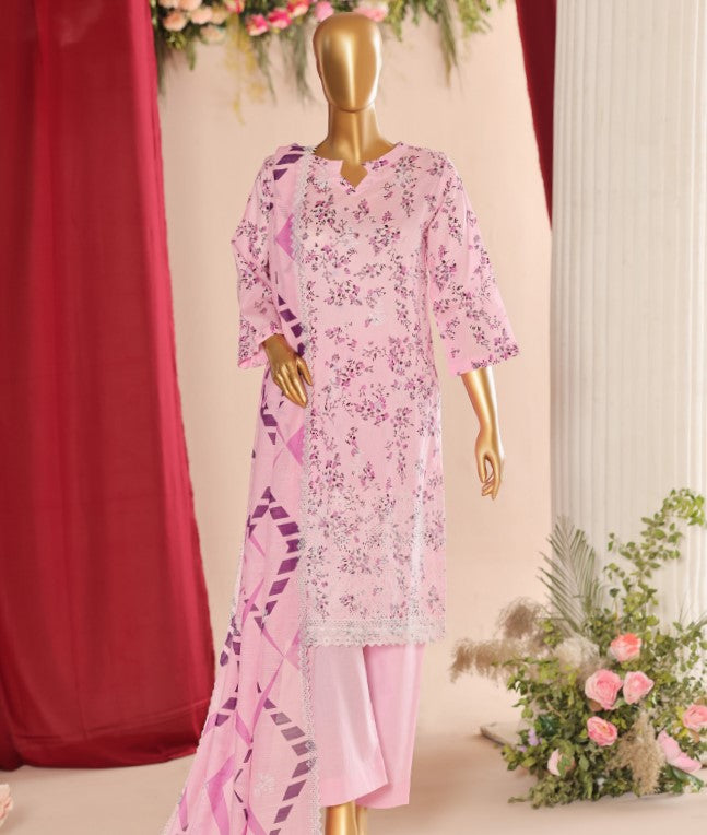 Mi Simply White Emb Lawn-D07