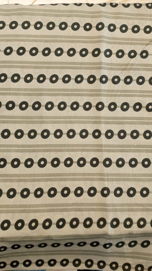 Sahla 02Pcs Printed Black & White-D07