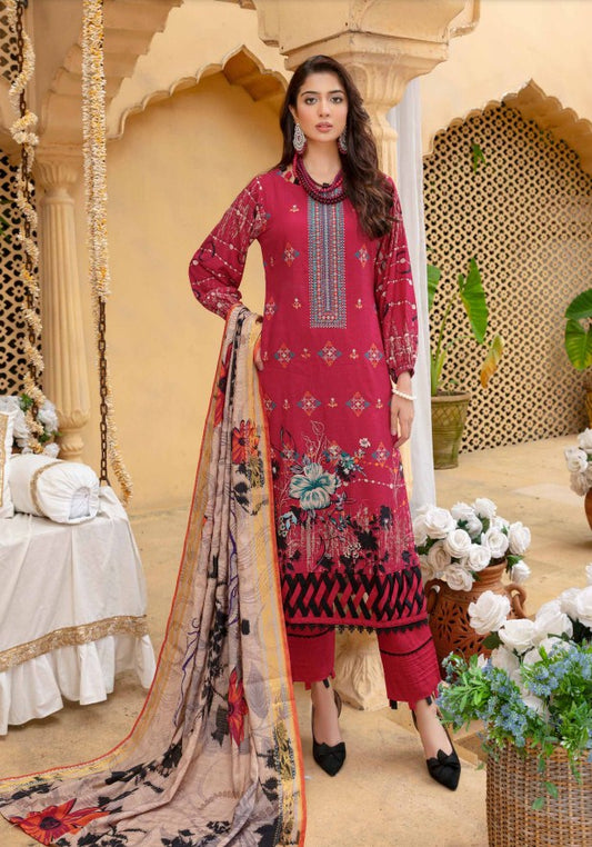 Mahjabeen Staple Doria -D07 - Munaf Textile 