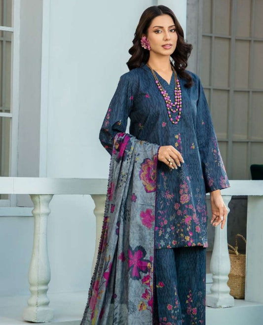 Al Zohaib Coco Cords Printed Lawn-D07