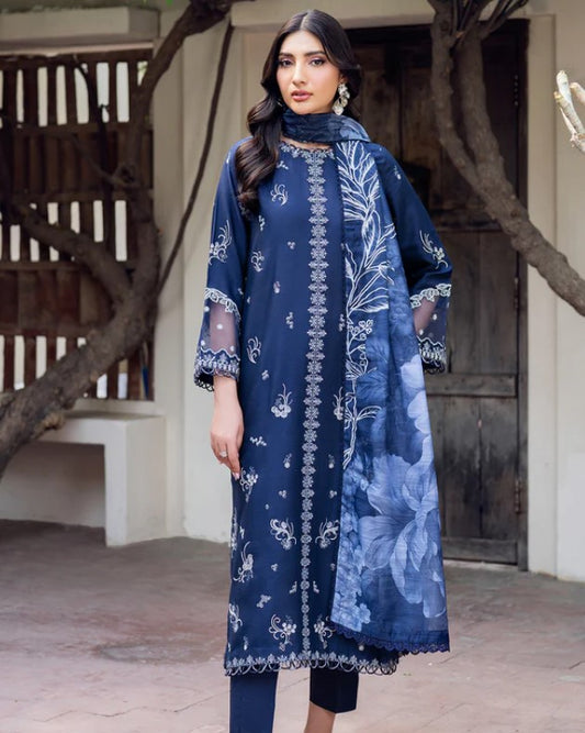 Zarif Nurah Textured Lawn-D07