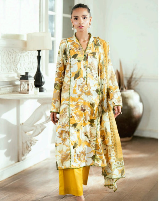 Regalia Stitched Jacquard Cambric-D07