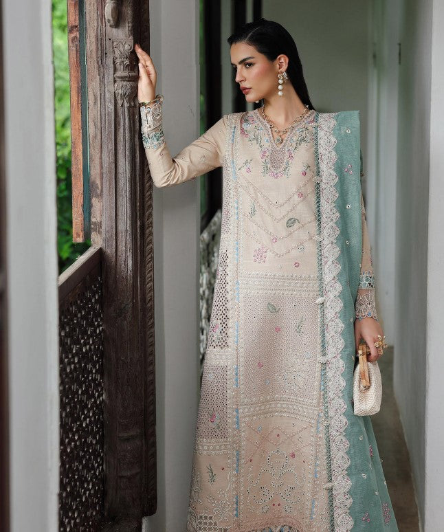 Qalamkar Q Linen -KL07 Whisper