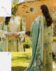 Elaf Print Chikankari Lawn-ELK-07A