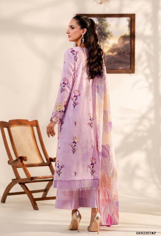 Kroma Emb Printed Chikankari - Munaf Textile 