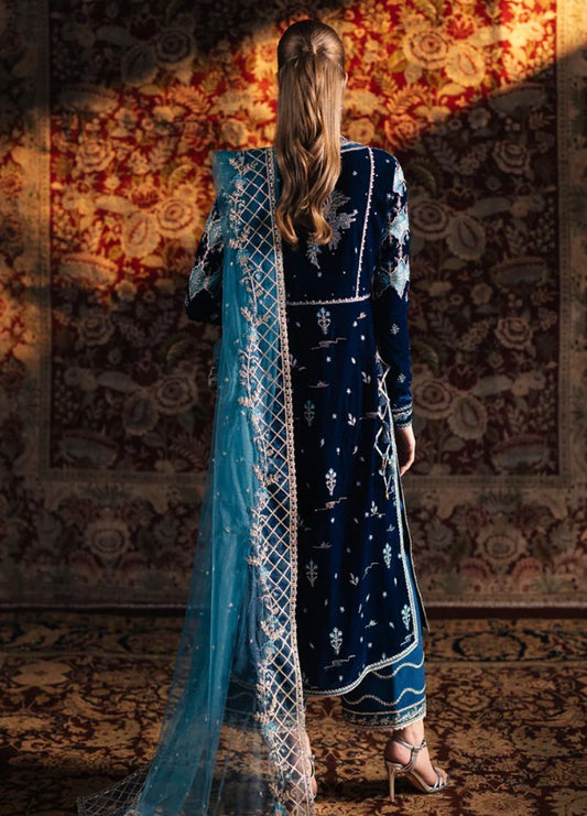 Qalamkar Velvet Edit-BK-07
