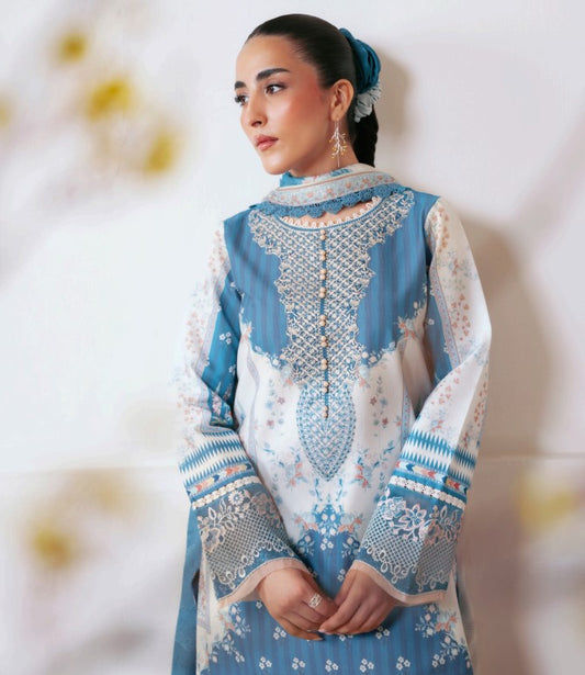 Aabyan Print Luxe Lawn-AP-07