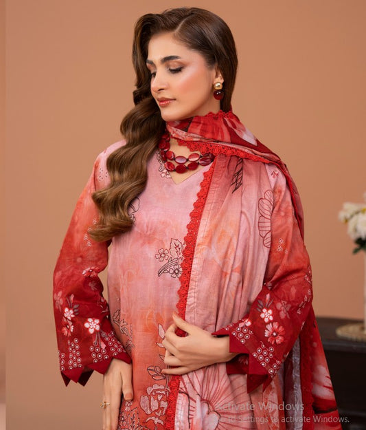 Hadia Rohana Luxury Emb Lawn-D07