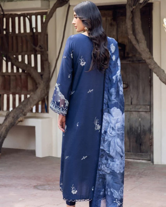 Zarif Nurah Textured Lawn-D07