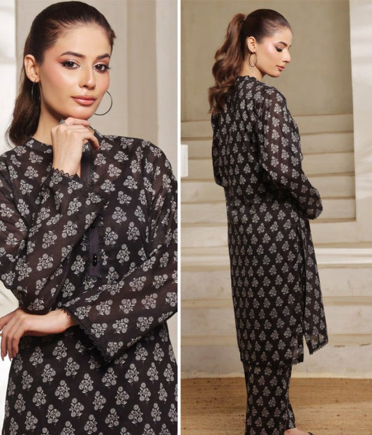 Saphron Ready To Wear Black & White-D07