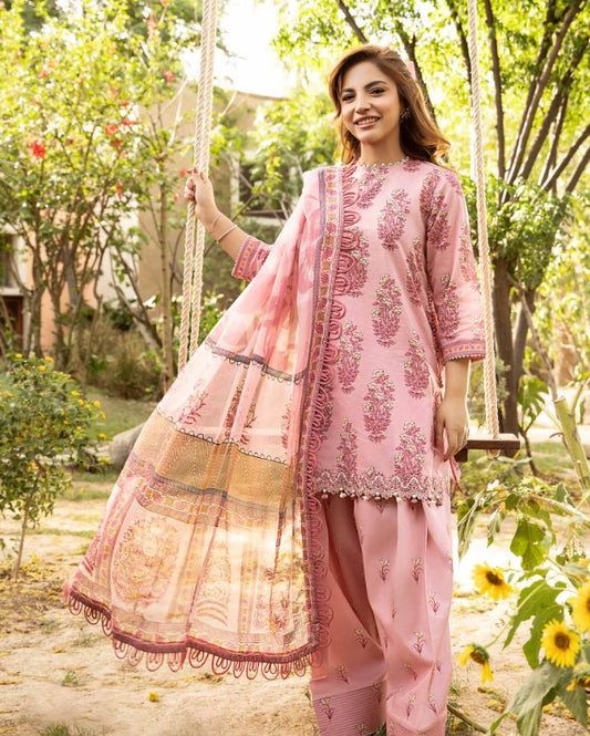 M.Basics Unstitched Lawn-D908A