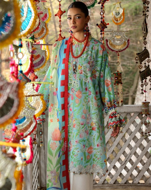 Zaha Neelum Lawn-ZL25-08B