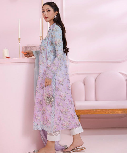 Qalamkar Qprints Lawn-D08B