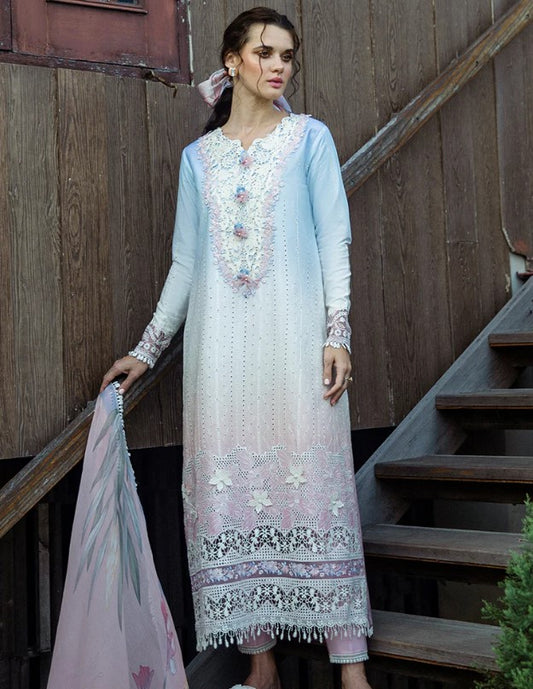 Mushq Solace Ombre Chikankari-D08
