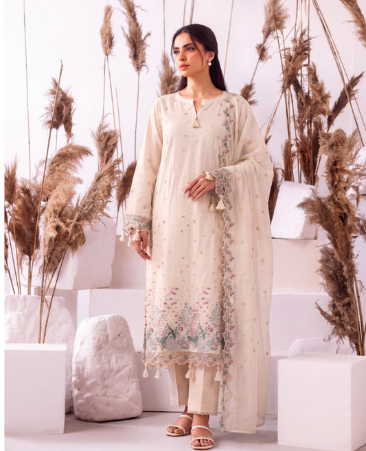 Soghat Nysa Chikankari Cambric-D08