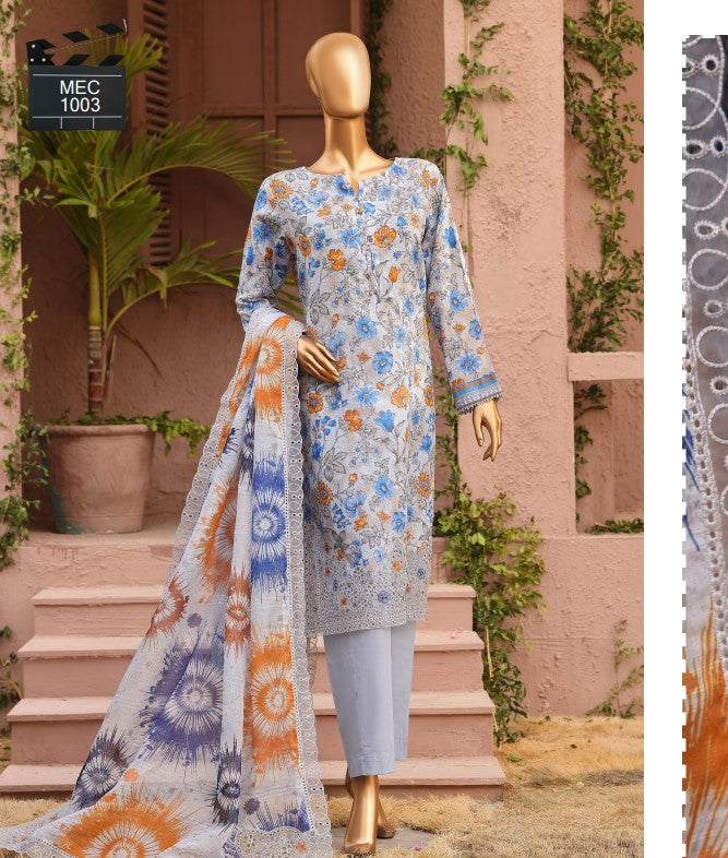 HZ Meenakari Emb Cotton-D08