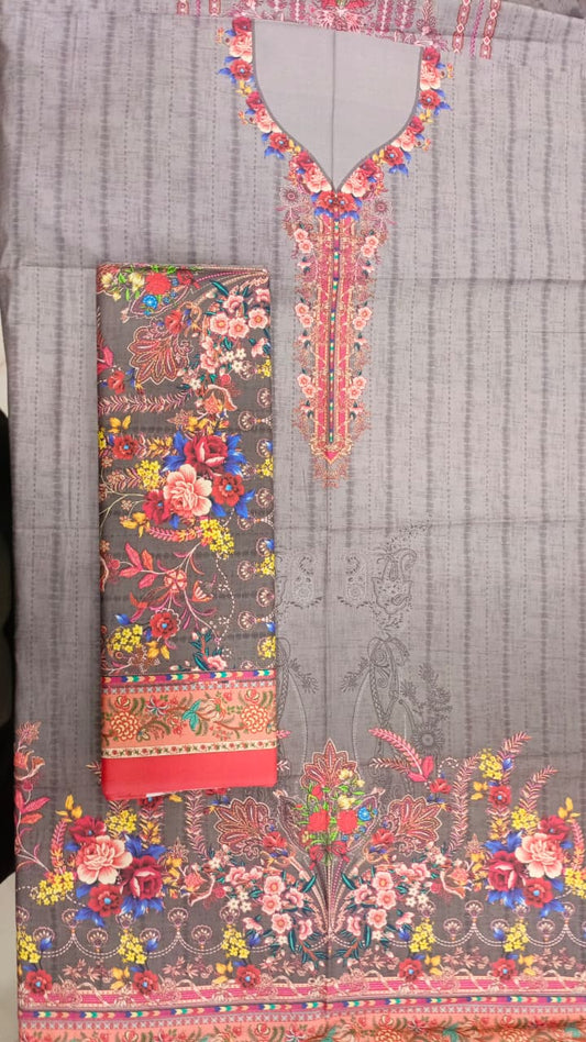 AK Printed Linen-D08