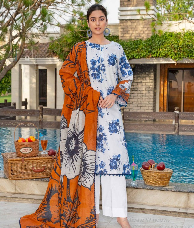 Coral Summer Basics Lawn -D08