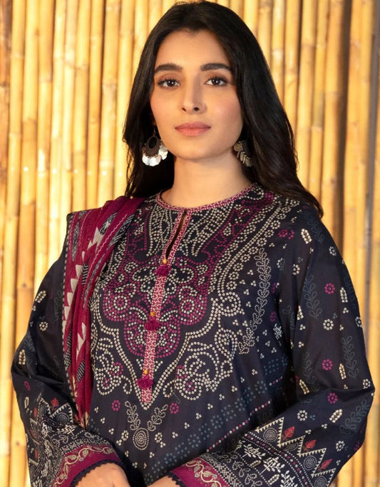 Sapphire Daily Printed Lawn-D08