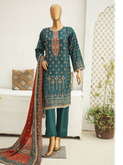 Riwayat Emb Stitched Lawn-D08