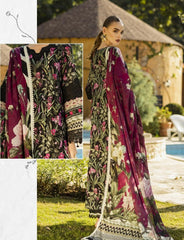 Elaf Print Chikankari Lawn-ELK-08A
