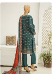 Riwayat Emb Stitched Lawn-D08