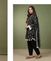 Regalia Black & White Lawn-D08