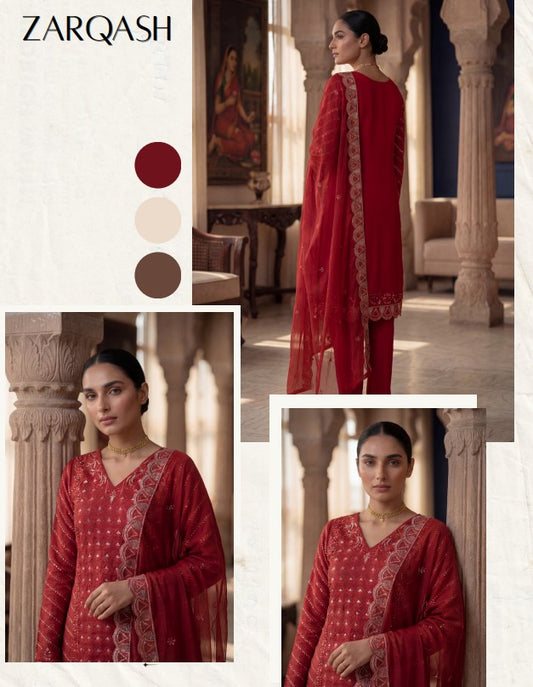 Ready To Wear Soghat Gulaal  Chiffon-D08