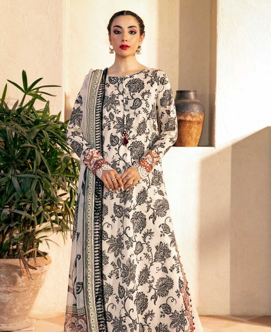 M.Basics Unstitched Lawn-D909A