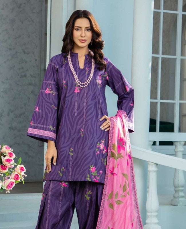 Al Zohaib Coco Cords Printed Lawn-D09