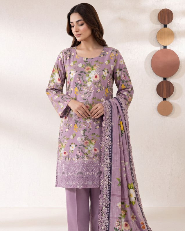 Sumbul Emb Printed Cotton-D09