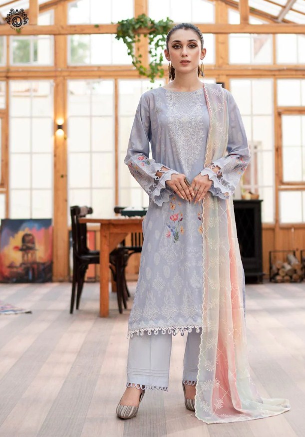 Ruhay Sukhan Emb Lawn - Munaf Textile 