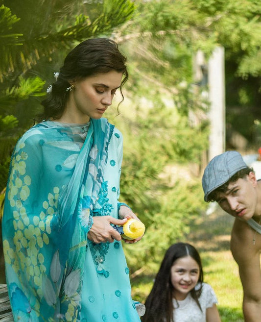 Mushq Solace Ombre Chikankari-D09