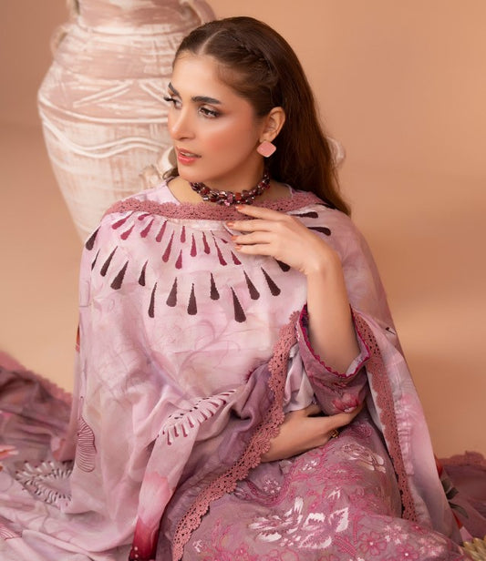 Hadia Rohana Luxury Emb Lawn-D09