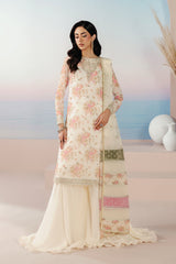 Zarif Roselle Printed Emb Formals-FABLE
