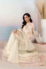 Zarif Roselle Printed Emb Formals-FABLE
