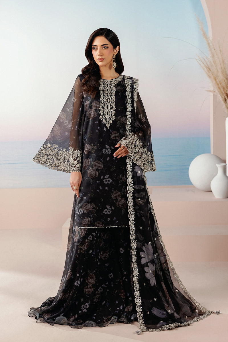 Zarif Roselle Printed Emb Formals-VELOURA