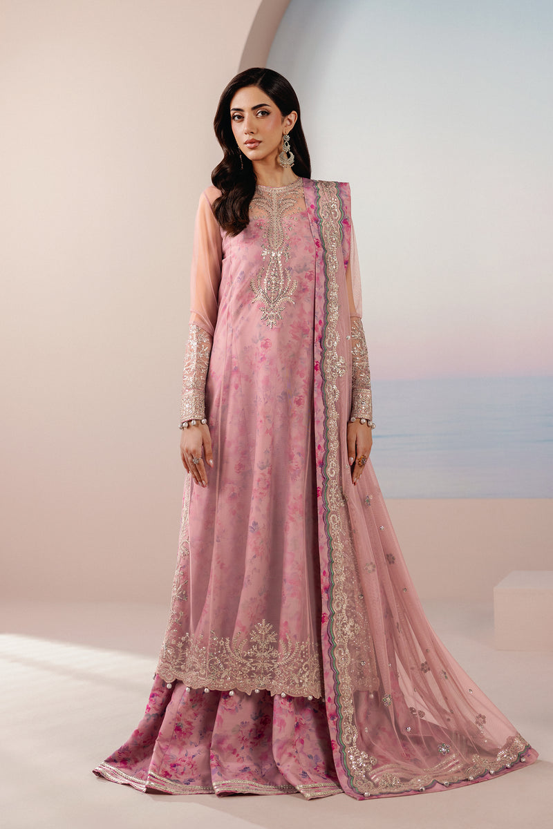 Zarif Roselle Printed Emb Formals-TWIRL