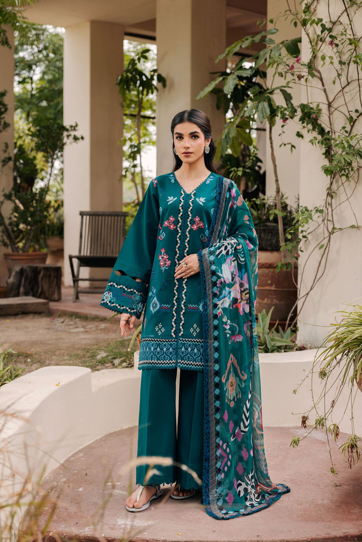 Florent Festive Luxury Lawn-FZF-3B