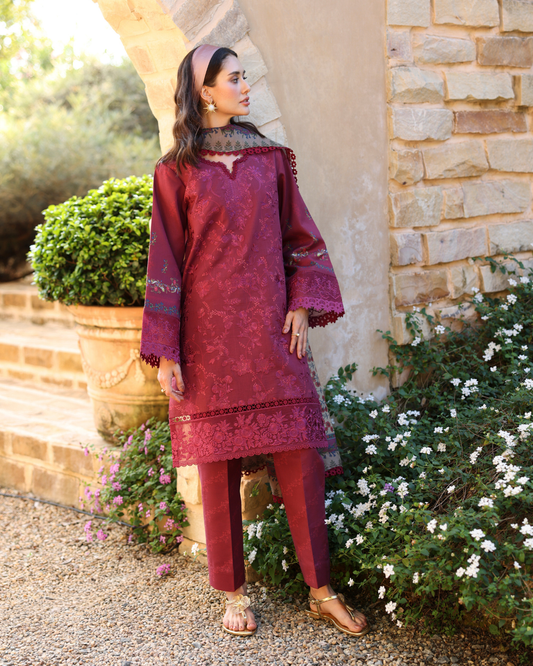 Ayleen Naqsh Summer Lawn-Gulrang
