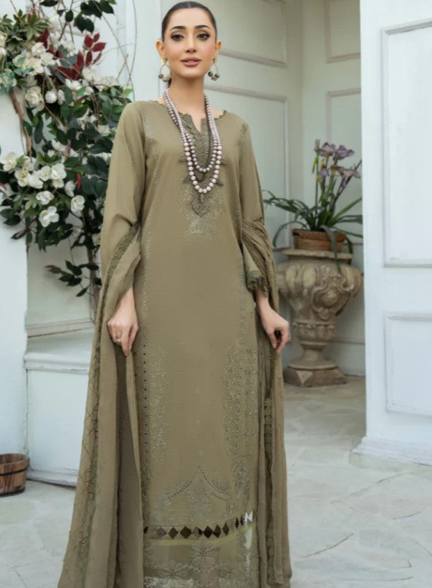 Humdum Aviva Emb Lawn-D10