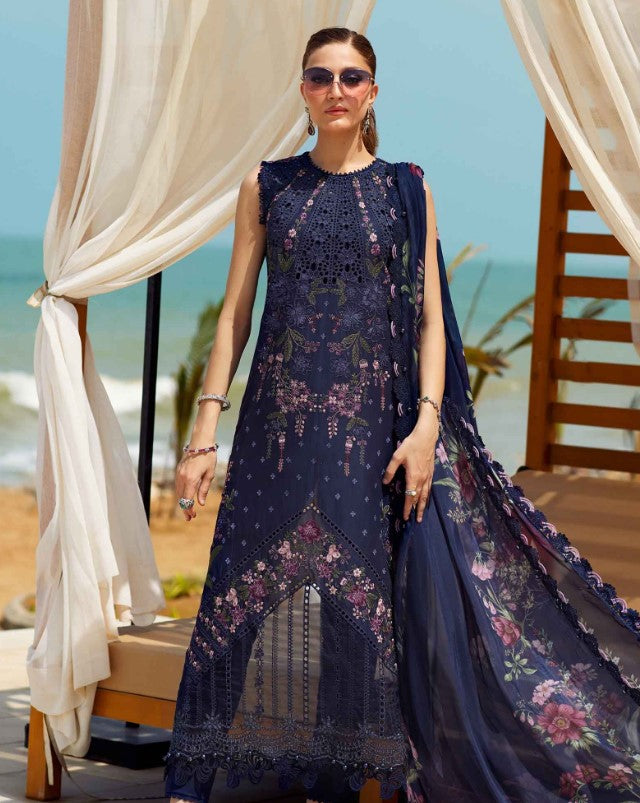 Maria B Unstitched Luxury Lawn-D10
