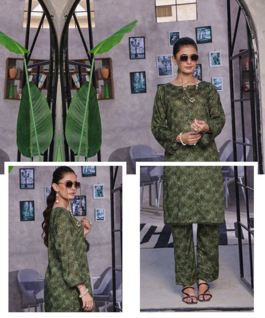 Retro 02pcs RTW Farshi Shalwar Edit-D10