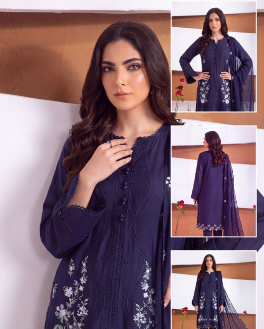 Soghat Nysa Chikankari Cambric-D10