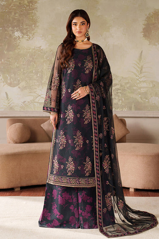 Zaneera Printed Emb Formals-D05
