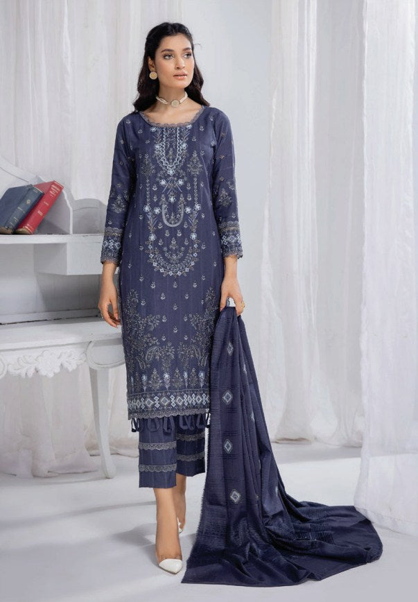 Dastak Dhanak Emb -D11 - Munaf Textile 
