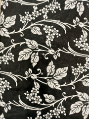 Black & White Printed Lawn-D10