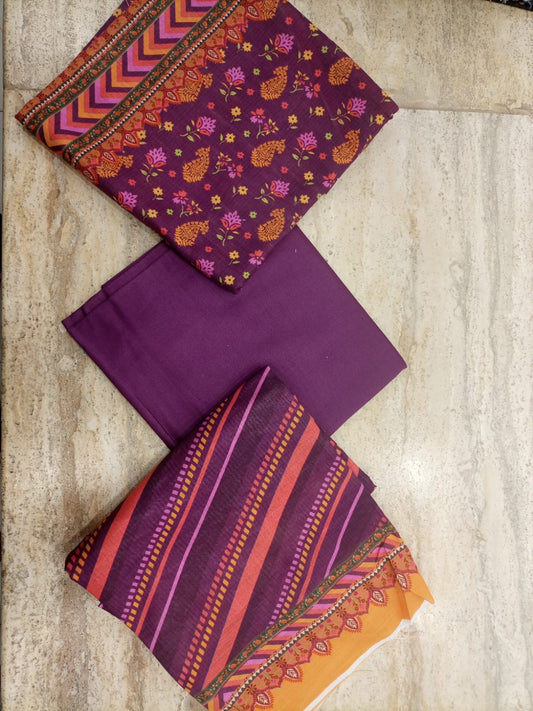Regalia Prints Khaddar-D11