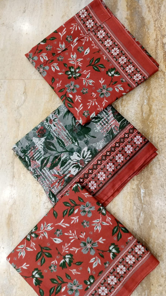 Bin Saeed Signature Prints Lawn-D12